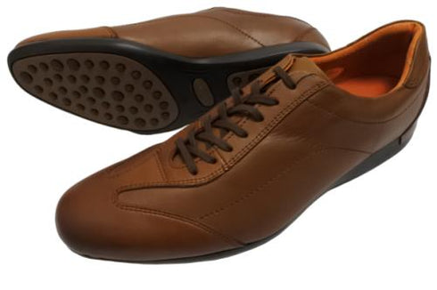 【KANEKA designo7001 ブラウン】幅広4E 日本製本革タウンウォーキングシューズ